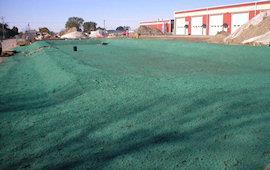 Erosion control The prevention of soil particles detachment and reducing