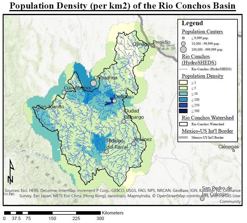 Figure 11. Aside from the basin s few population centers, the basin is predominantly rural, with population density evenly distributed to serve the region s ranching and agricultural industries.