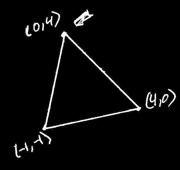 Question 32 32 Triangle ABC has vertices with coordinates A( 1, 1), B(4,0), and C(0,4). Prove that ABC is an isosceles triangle but not an equilateral triangle.