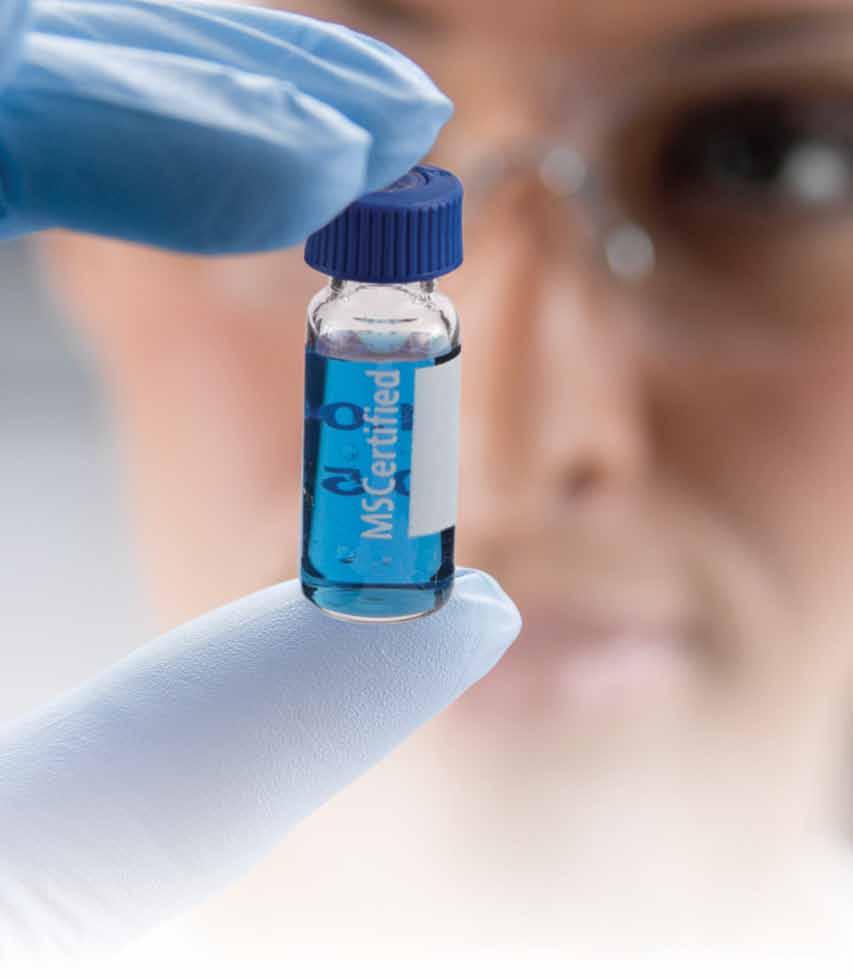 Bonded, ultra-pure closures LC/MS and GC/MS Manufacturing the Ultimate Vial for Mass Spectrometry More than a quarter century of expertise goes into the production of every MS Certified Vial.