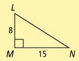 Problem 1: Finding the Length of the Hypotenuse We Do The legs of a right triangle have lengths 10 and 24. What is the length of the hypotenuse?