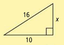 Problem 2: Finding the Length of a Leg You Do What is the value of x?