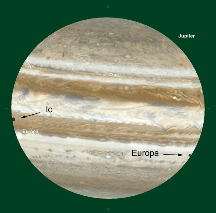 Toward the end of this month, Jupiter will have two interesting events occurring on its surface: shadow transits.