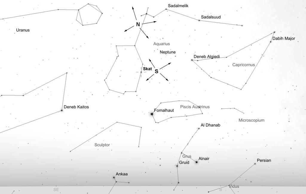 Delta Aquarid Meteor Shower(s) At the end of the month there will be a meteor shower that radiates from the constellation Aquarius. However, there are two different radiant points.