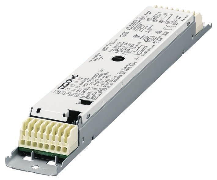 T T TC- TC-F DE TC- TC-SE TC-TE TC-DD Tc EM G, 0 0 V 0/0 Hz BASIC version Product description Emergency lighting supply unit for manual testing For linear and compact fluorescent lamps ow-profile