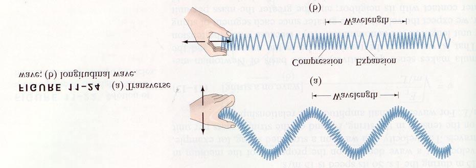 pressure Both transverse and longitudinal travel through solid since atoms/molecules can vibrate about relatively fixed positions in any direction In a fluid, only