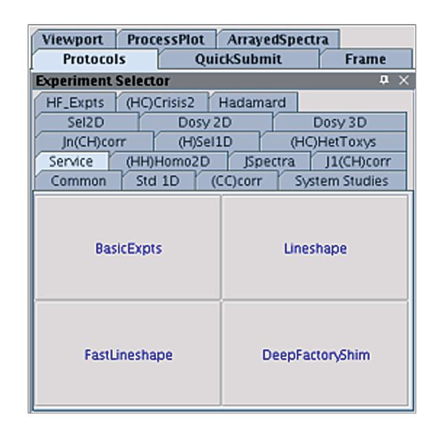 Control panels are provided (see figure below) that allow the operator to select from many included methods. It is simple to create additional custom methods using a text editor.
