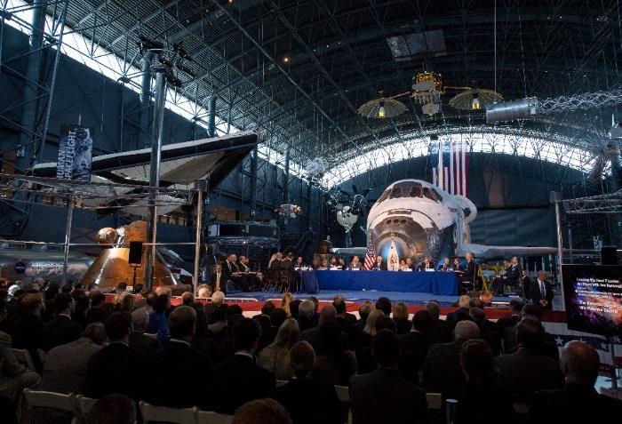Two Sides Show the Interest & Pressures National Space Council Chaired by the Vice President Identifies Space as a national priority includes commercial & international partners, with opportunities