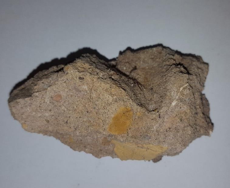 An assessment of the binder type was made by evaluating the physical characteristics of the mortar based on our knowledge, experience and understanding of materials.