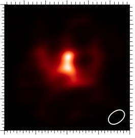imaging to link dust structures to molecules 2000 R(sun) Selection of VISIR images of evolved