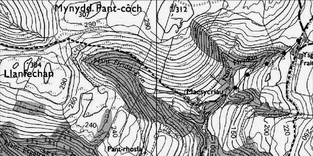 2.1 CHANGES DUE TO MOTION THROUGH A FIELD The contour lines on this map of Snowdonia show the height abovea level.