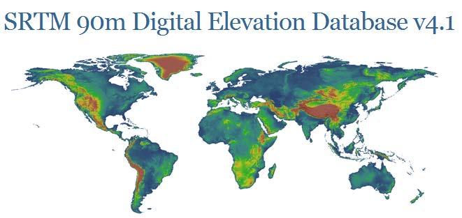 SRTM 90m Digital Elevation Database v4.