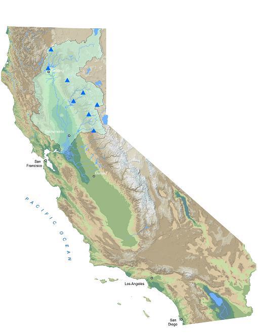 Northern Sierra 8 Station Index Lower elevation mountains Annual Average: 50