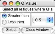 simultaneously. Residue Selection allows you to examine the conservation on a per residue basis. 1 Click on Tools menu in the main Multiple Alignment window top pull-down menu.