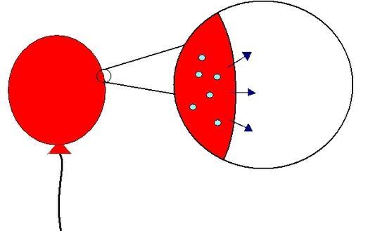 must change? Compare two different balloons, one of Argon gas and one of Helium gas. Explain this process of effusion within the balloons.