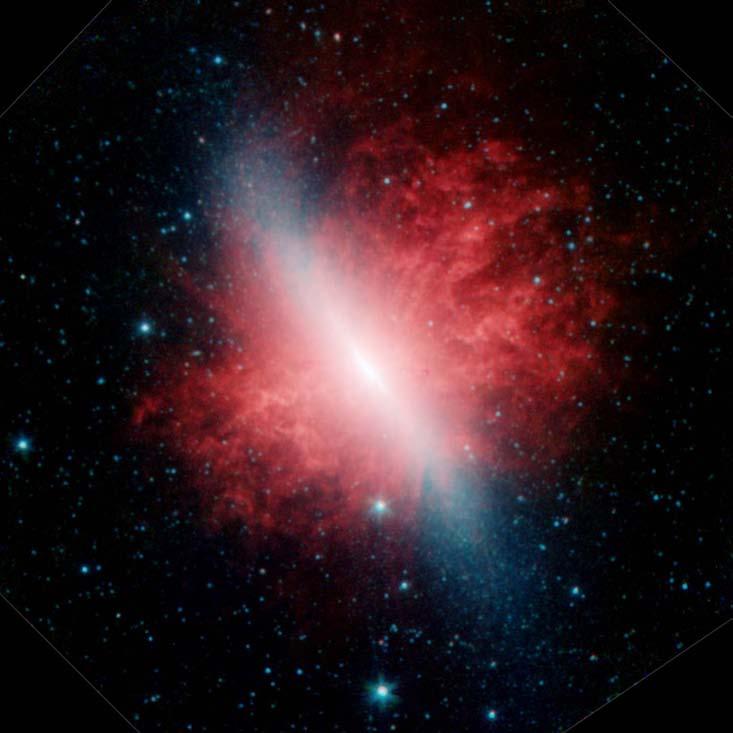 Dust Outflows of M82 ~