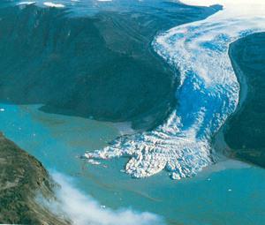 Continental glaciers-covers much of continent, island Valley