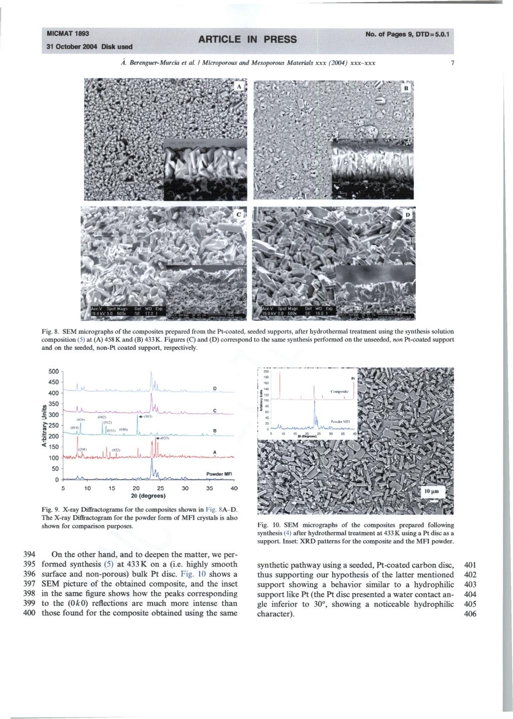 Á. Berenguer-Murcia et al. / Microporous and Mesoporous Materials xxx (2004) Fig. 8.