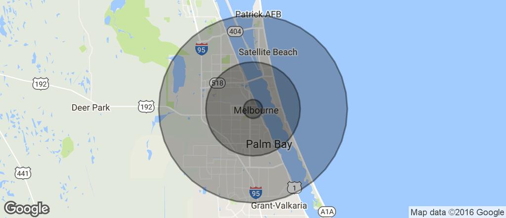 DEMOGRAPHICS MAP Key West Style Medical Office 1331 Valentine St Melbourne, FL 32901 POPULATION 1 MILE 5 MILES 10 MILES TOTAL POPULATION 2,969 125,917 275,128 MEDIAN AGE 47.2 44.2 43.
