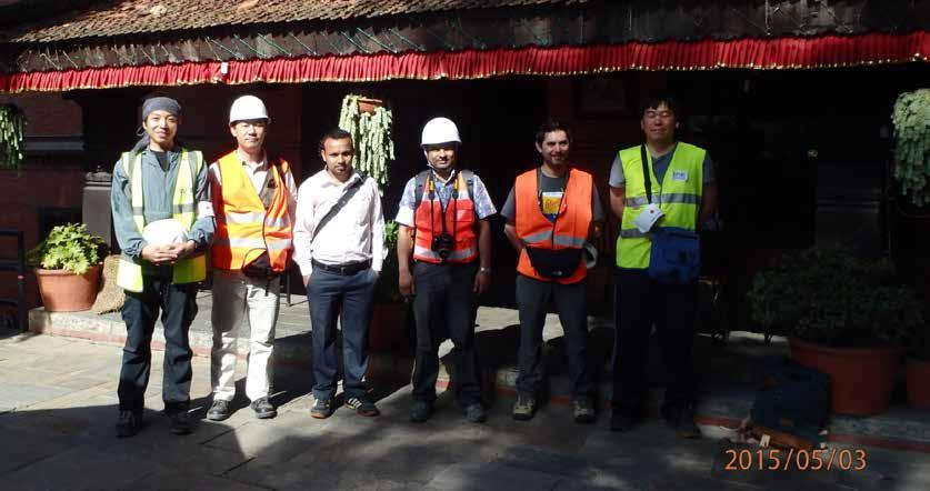 Advanced Party of Japanese Investigation Team for the 2015 Nepal Earthquake Disaster JGS: Japanese Geotechnical Society JSCE: Japanese Society of Civil Engineers ATC3, ISSMGE: Asian Technical