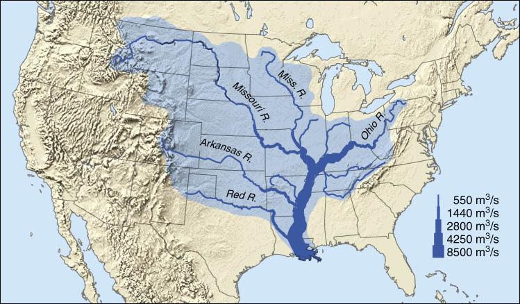 drainage basin tend to be orderly.