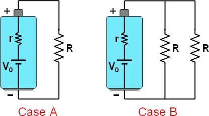 Multiple Choice Questions MC1. (5 pts) The real batteries and the resistors in all four cases illustrated below are identical.