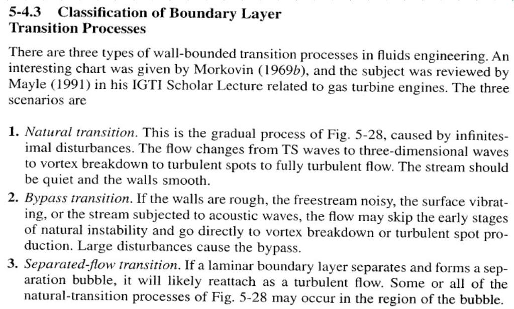 Cited from Schubauer and Skramstad (1948), the last paragraph in Conclusion: It is possible that boundary-layer oscillations may arise from internal disturbances as well as from external