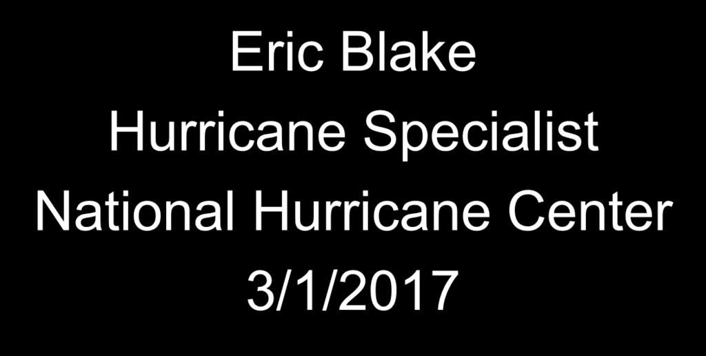Hurricane Specialist