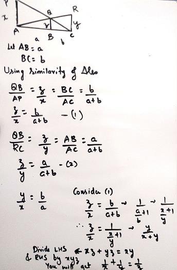 Now, BD = DC, then by Apollonius theorem in ABC, we have, 2AD 2 + 2BD 2 = AB 2 + AC 2 (i) And in ADC, we have, AD 2 = CD 2 - AC 2 (ii) From (i) and (ii), we get, 2(CD 2 - AC 2 ) + 2BD 2 = AB 2 + AC 2