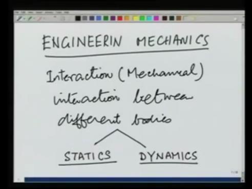 Engineering Mechanics Professor Manoj K Harbola Department of Physics Indian Institute of Technology Kanpur Module 1 Lecture No 01 Introduction to vectors (Refer Slide Time: 0:16) This is a course on