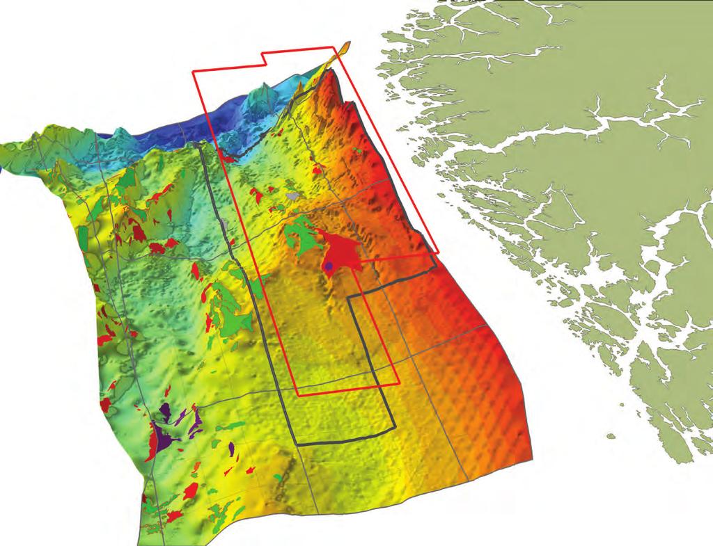 Figure 2: The Horda survey covers the western rim of the Viking Graben in the Norwegian North Sea, covering the giant Troll Field and several recent discoveries.