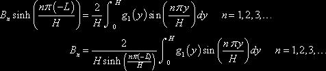 and this solution will satisfy the three homogeneous boundary conditions. To determine the constants all we need to do is apply the final boundary condition.