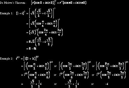 We need to find r and θ. Fundamental Theorem of Algebra. Let z = r (cos θ + i sin θ) be an arbitrary complex number.