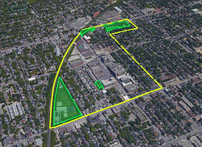 CASE STUDY 01 DUNDAS & CARLAW, TORONTO Green & Open Spaces 8 ha OF PARK SPACE This is equivalent to 3 ha/1000 people (the average in