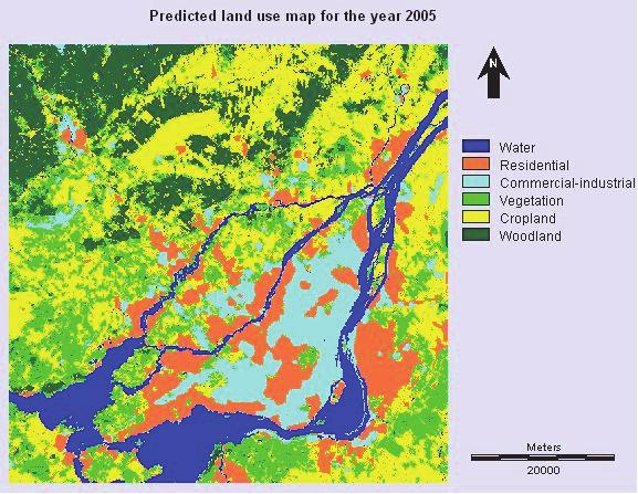 cis.ccsenet.org Computer and Information Science Vol. 10, No. 4; 2017 there were only isolated areas of commercial-industrial development and large contiguous areas of cropland. Figure 5.