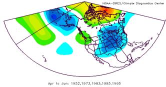 geopotential hgt anomalies (m) 500 mb