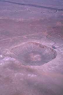 Berringer Meteorite Crater aka Meteor Crater northern Arizona Produced ~49,000 years ago 30m-50m diameter iron asteroid Too small to produce global