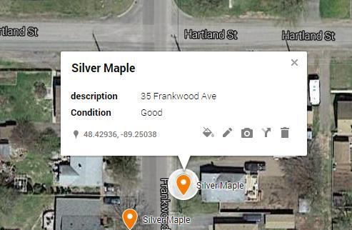 Creating a Tree Inventory Map in Google Maps 6) If you have uploaded