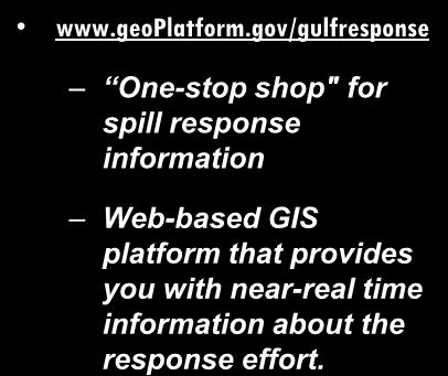 response information Web-based GIS platform that