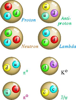 Hadrons and nuclei are built with quarks Hadrons come in two