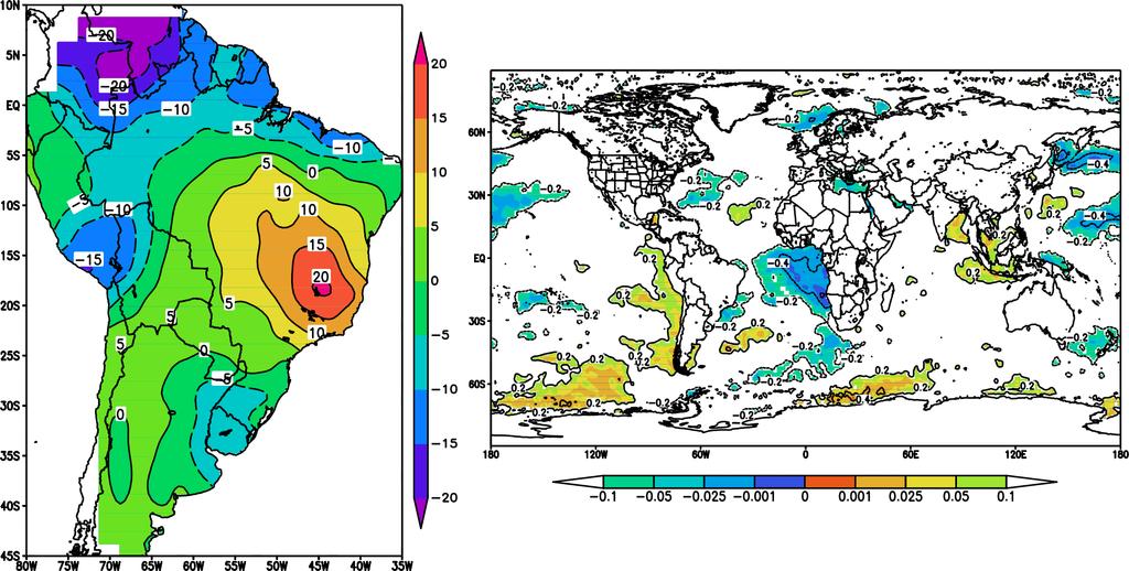 neither have the previous and concurrent rainfall anomalies over South America been detected