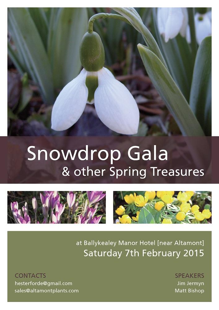 Snowdrop Gala This is a delightful opportunity for the