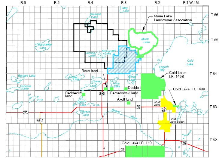 Imperial Oil Cold Lake 50 km Imperial Oil Cold Lake Property Alberta Saskatchewan Lloydminster Edmonton Saskatoon