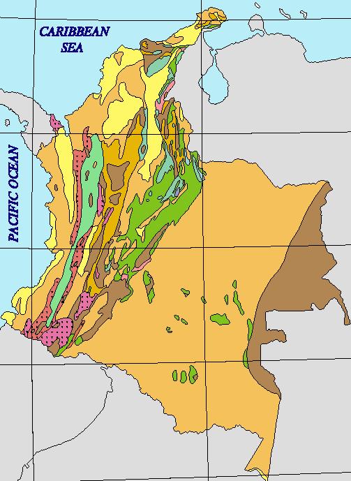 Colombia Tectonics Panama Ecuador Venezuela Cusiana