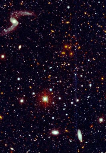 Deep Lens Survey 5-yr NOAO Survey Program Deep multicolor imaging of 20 deg 2 at NOAO 4-meter telescopes Catalogue of 10 million galaxies Detect foreground dark matter via gravitational