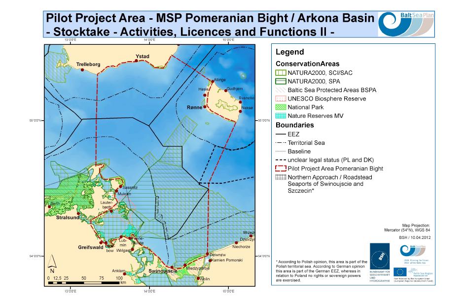 3: Stocktake II Pomeranian Bight/Arkona Basin (source: BSH) Because of the limited timeframe