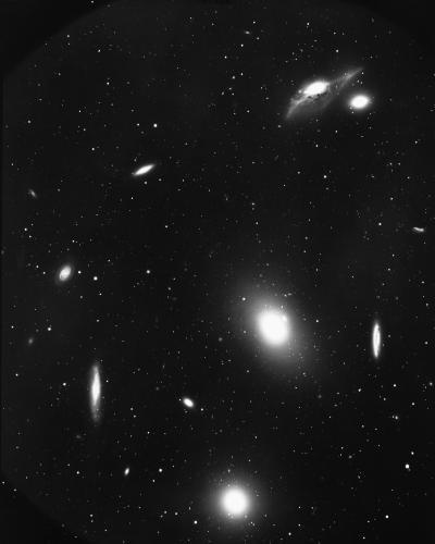 37 10 2-10 4 galaxies Clusters The center of the