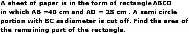 Q 5 A race track is of the form of a ring whose inner circumference is 352 m and the outer circumference is 396 cm. Find the width of the track.