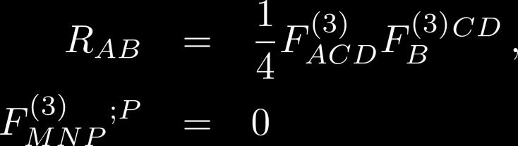 Perturbation: Field equations Equations of motion: Ansatz: choose one torus direction z and switch on h Az, C Az.