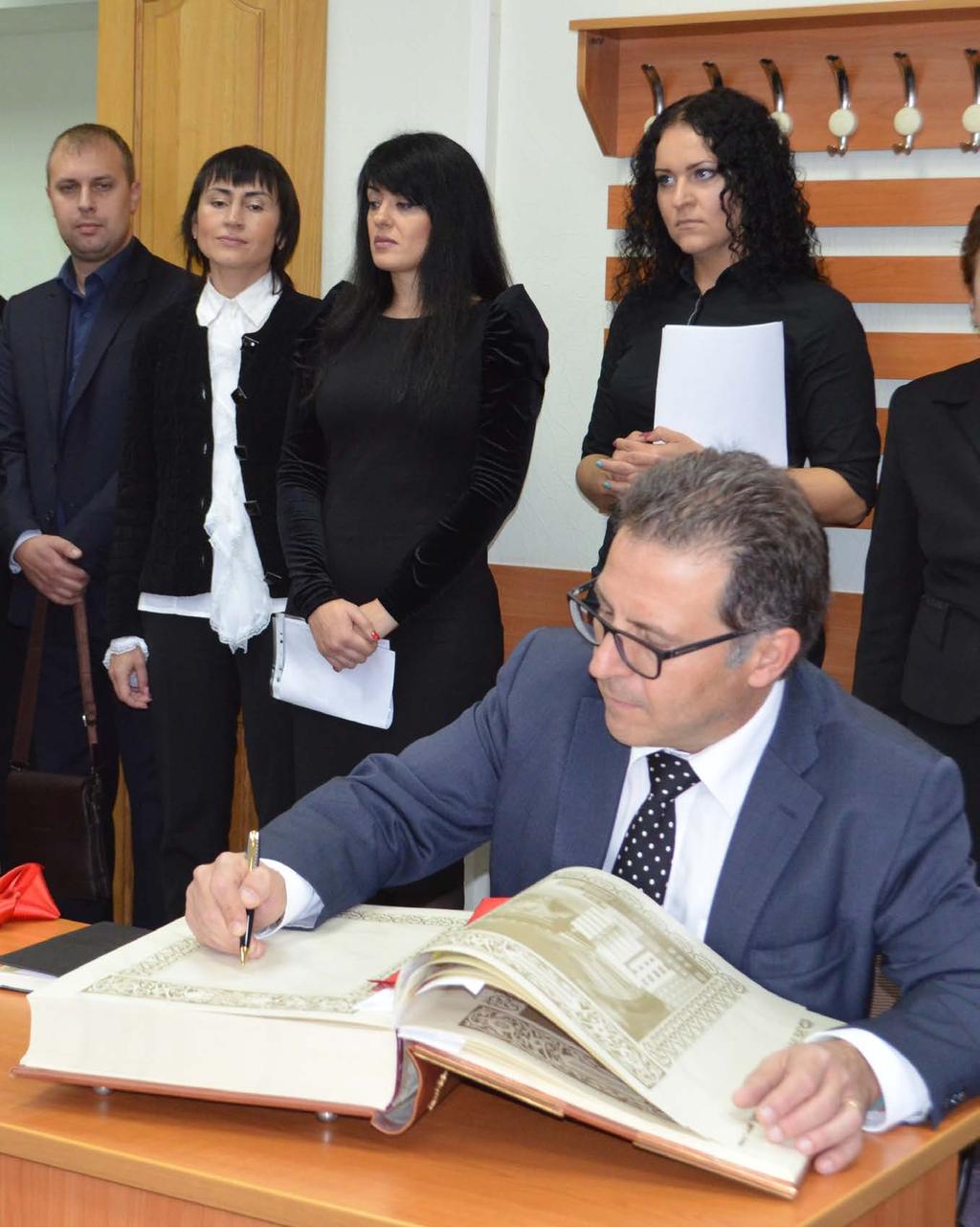 Photo Appendix Signing of the Agreement about the Establishment of the Information Centre of AEBR at Simon Kuznets Kharkiv National University of